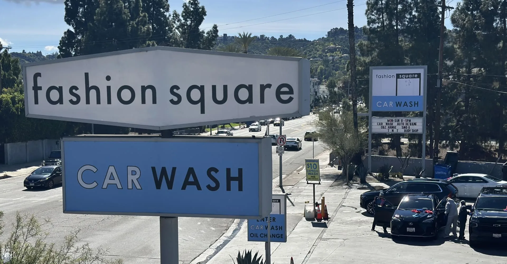 Fashion Square Car Wash and Oil Change exterior in Sherman Oaks
